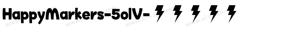 HappyMarkers-5olV字体转换