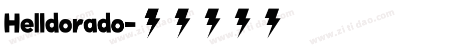 Helldorado字体转换