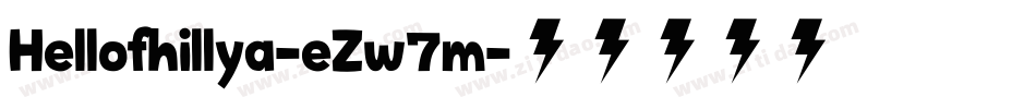 Hellofhillya-eZw7m字体转换
