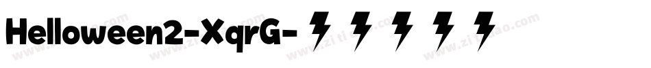 Helloween2-XqrG字体转换