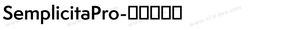SemplicitaPro字体转换