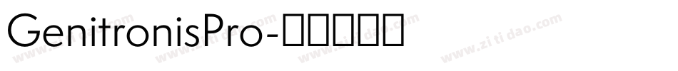 GenitronisPro字体转换