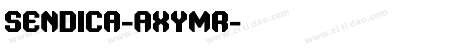 Sendica-axYmR字体转换