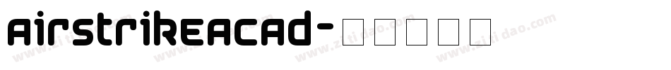airstrikeacad字体转换
