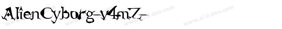 AlienCyborg-v4mZ字体转换