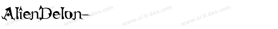 AlienDelon字体转换