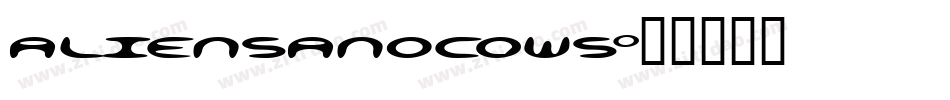 aliensandcows字体转换