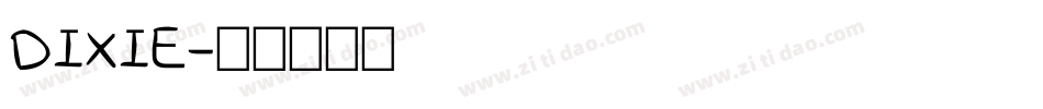 DIXIE字体转换