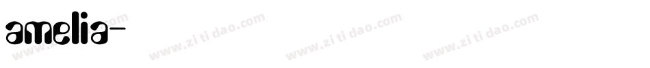 amelia字体转换