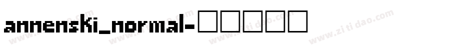annenski_normal字体转换
