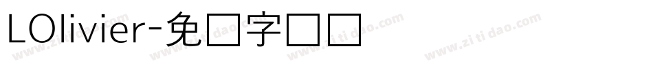 LOlivier字体转换