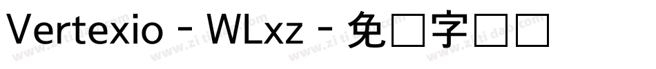 Vertexio-WLxz字体转换