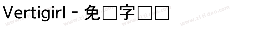 Vertigirl字体转换