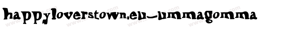 happyloverstown.eu_ummagomma字体转换