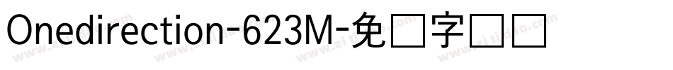 Onedirection-623M字体转换