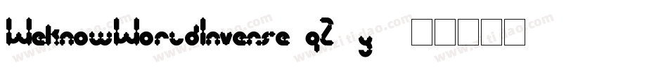 WeknowWorldInverse-qZ3y5字体转换