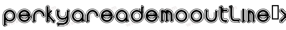 PerkyAreaDemoOutline-x3815字体转换