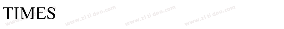 TIMESZ字体转换