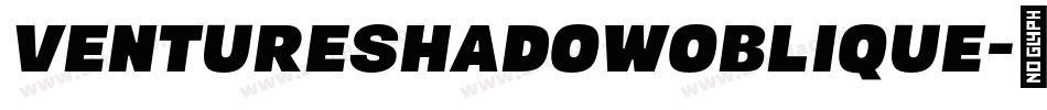 VentureShadowOblique字体转换