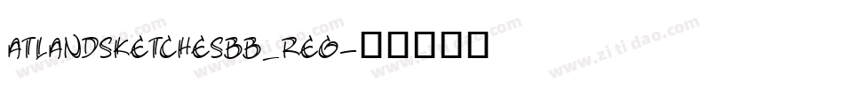 atlandsketchesbb_reg字体转换