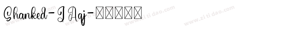 Shanked-JAqj字体转换
