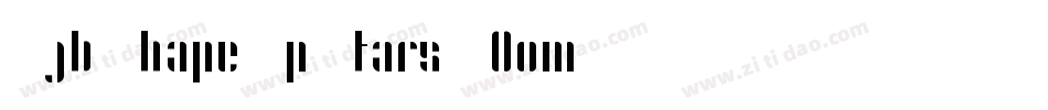 DjbShapeUpStars-0omP字体转换
