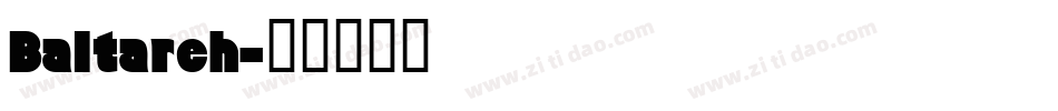 Baltareh字体转换