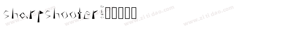 sharpshooter字体转换