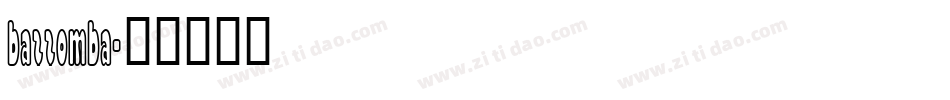 bazzomba字体转换