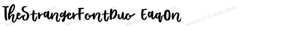 TheStrangerFontDuo-EaqOn字体转换 TheStrangerFontDuo-EaqOn字体转换