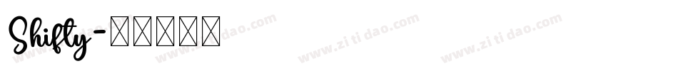 Shifty字体转换