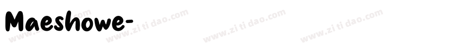 Maeshowe字体转换