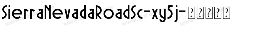 SierraNevadaRoadSc-xy5j字体转换