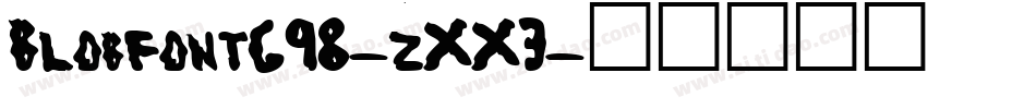 BlobfontG98-zXX3字体转换