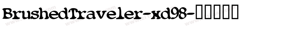 BrushedTraveler-xd98字体转换
