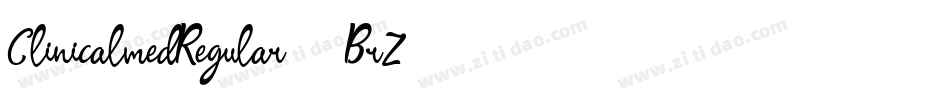 ClinicalmedRegular-1BrZ字体转换