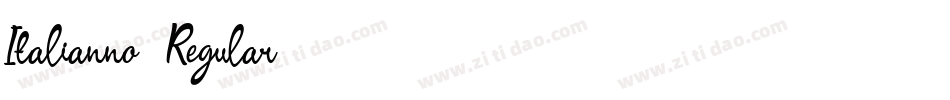 Italianno-Regular-1字体转换