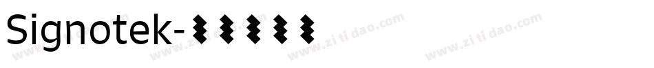 Signotek字体转换