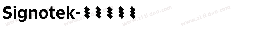 Signotek字体转换