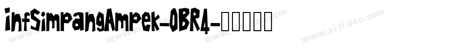 InfSimpangAmpek-0BR4字体转换