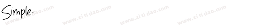 Simple字体转换