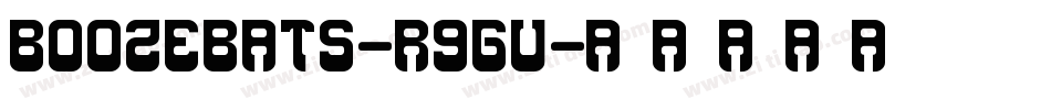 Boozebats-R9gv字体转换