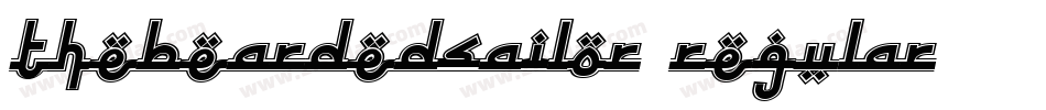 TheBeardedSailor-Regular字体转换