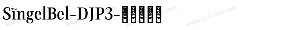 SingelBel-DJP3字体转换
