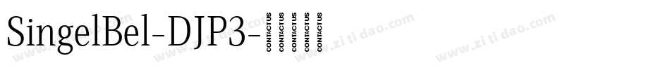 SingelBel-DJP3字体转换