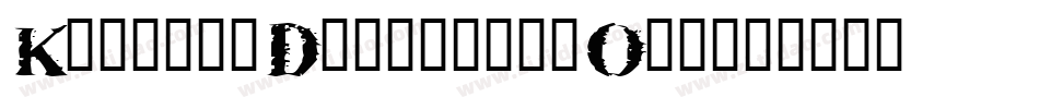 KishoreDistort-vOv9字体转换