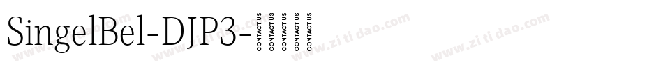 SingelBel-DJP3字体转换