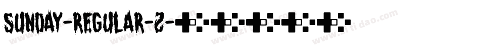 Sunday-Regular-2字体转换