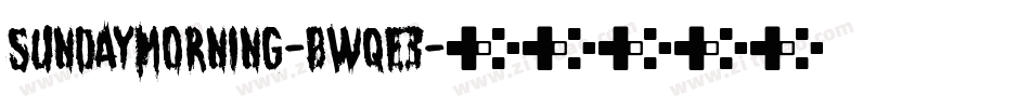 SundayMorning-BWqE3字体转换
