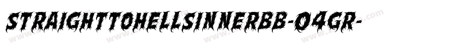StraighttohellSinnerBb-04gR字体转换